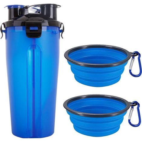Conteneur extérieur pour aliments pour animaux de compagnie (bleu)-