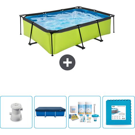 Exit Pool Rechteckig - 220x150x65 cm - 5-teilig SCB2 (1/4)