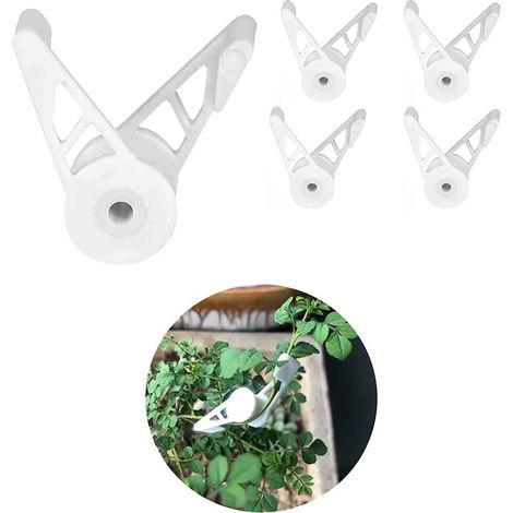 Pinces à plantes réglables à 360° pour cintrer les branches, vertes, lot de 10 (1/3)