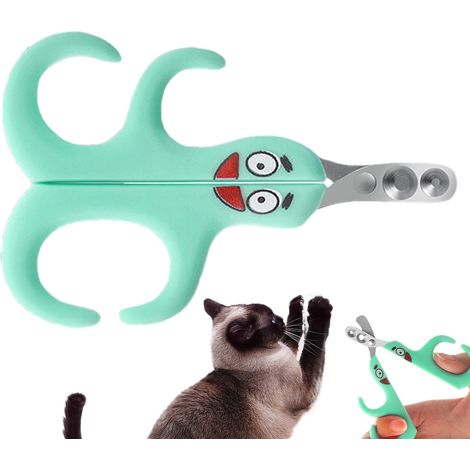 Coupe-ongles pour animaux, Coupe-ongles pour chiens Coupe-ongles, Coupe-ongles professionnels, Outils de coupe sécuritaires, Coupe-ongles pour petits chiens (Vert) (1/5)