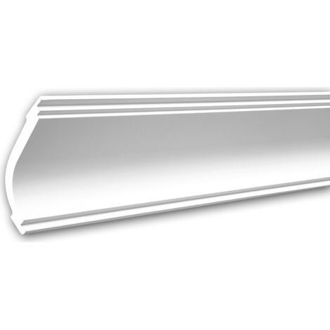 Cornice Moulding 150170F Profhome Flexible Moulding Coving Cornice Crown Moulding Neo-Classicism style white 2 m