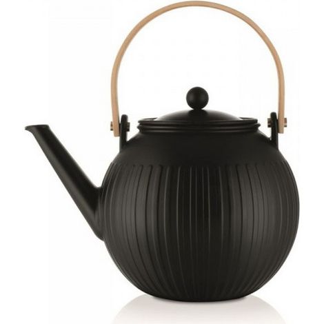 Tetera de pistón - BODUM - Douro - De porcelana - Filtro de acero inoxidable - 1,5 l