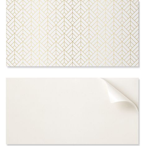 Panel decorativo de vinilo para pared con estampado de hojas en 3D, 100x50 cm.