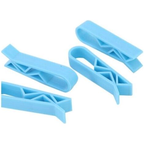 30 stücke Kunststoff Küche Müll Tasche Clips Mülleimer Feste Clip Blau MUMU
