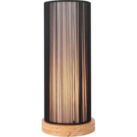 Lampada da terra Candellux Kioto 1 luce E27 legno nero (1/2)