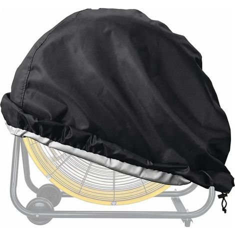 Housse de ventilateur, protection contre le soleil, housse de ventilateur électrique industriel, housse de ventilateur de sol anti-poussière, convient pour les ventilateurs de taille standard (1/4)