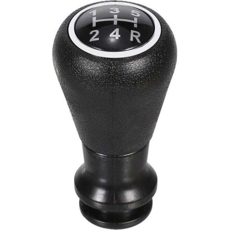 Tête de pommeau de levier de vitesse 5 vitesses pour Peugeot 406 207 Noir (1/5)