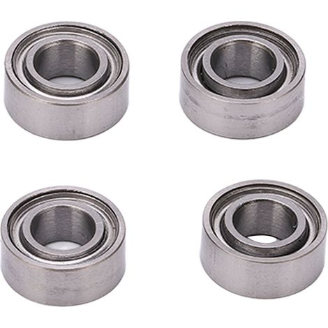 4 Roulements à Billes en Acier Inoxydable 5x10x4mm pour Modèles RC 1/10 Arrma 3S et Véhicules Télécommandés (1/5)