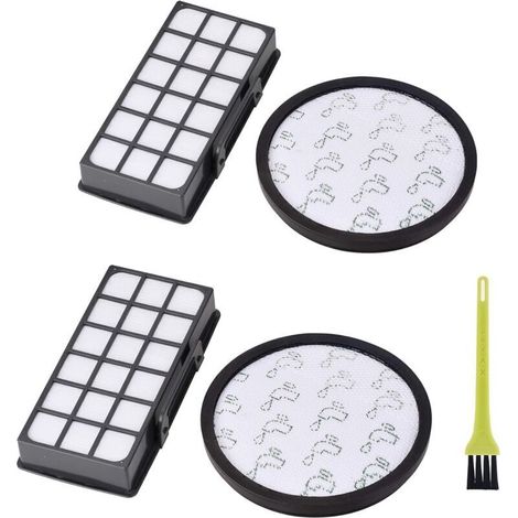 2 Kits de Filtres HEPA pour Aspirateurs Rowenta XTrem Power Cyclonic RO69XX - Pièces de Rechange de Haute Qualité