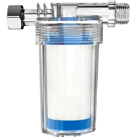 Cartouche de purification pour chauffe-eau pour machine à laver et filtre de douche – Chloramine, métaux lourds, ammoniaque, soufre – Filtre en coton PP compatible avec (filtre de robinet)