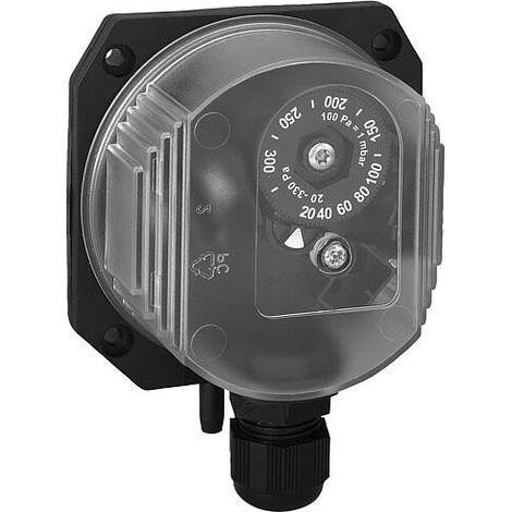 Pressostat différentiel, 30...500Pa, réglage interne, JDW-5