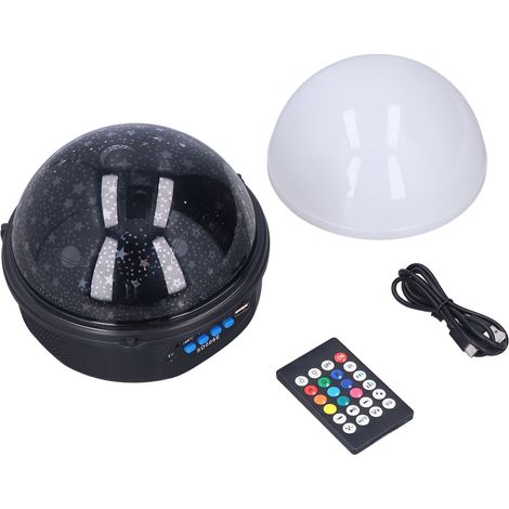 LED-Bluetooth-Sternenlicht mit Lautsprecher, USB-Anschluss, RGB-Musikwiedergabe, Fernbedienung und Projektionslampe für die Heimbar-Dekoration (1/5)