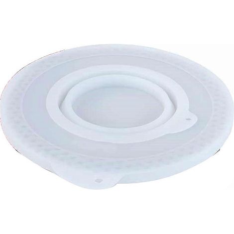 Couvercle en silicone pour bol mélangeur KitchenAid à tête inclinable de 4,5 à 5 pintes, conception à joint amélioré (1/5)
