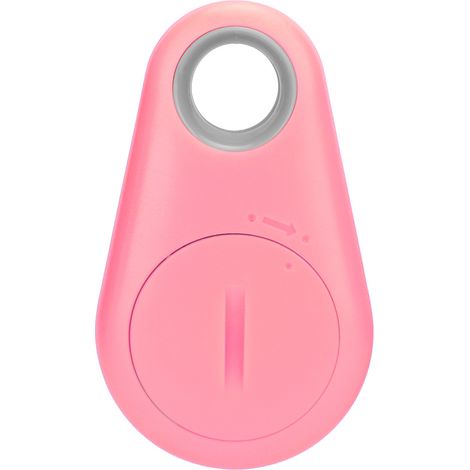 Mini traceur GPS Bluetooth anti-perte pour animaux de compagnie (chien/chat) en extérieur (rose) (1/5)