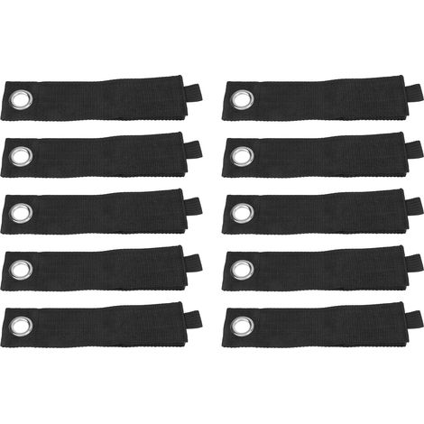10 Sangles de Rangement avec Attache Velcro pour Câbles Électriques, Support Organisation enrouleur XL, Lot de 10 (1/5)