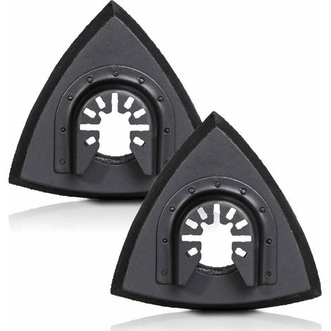 Patins de ponçage triangulaires universels - Velcro, (2 pièces) (1/4)