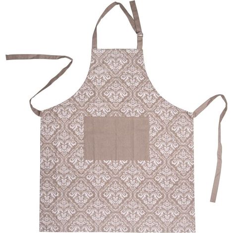 Grembiule in cotone annodabile con fantasia trendy per la cucina