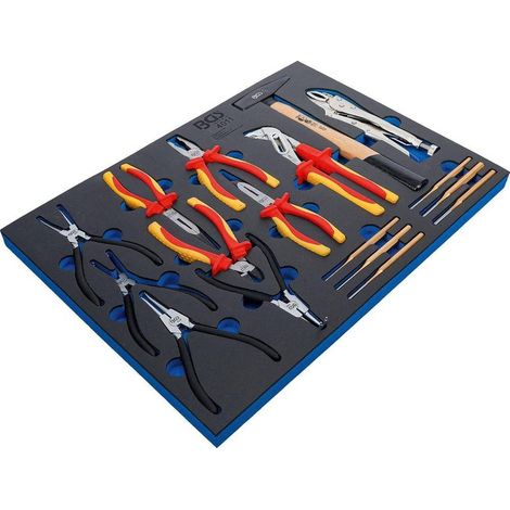 Insert de Servante d Atelier 3/3 - Pratique et Complet, Acier, Pro, 17 pcs - D-Work