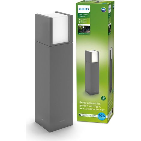 Philips LED Paletto Basso da Esterni, Alto Risparmio Energetico, Luce Naturale, 3.8W, IP44 (1/5)