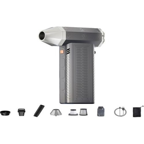 Turbine Ultra-Rapide – Sèche-Cheveux – Souffleur Poussière – Lithium – Aspirateur – Ouragan – 2 en 1 – Portable (1/5)