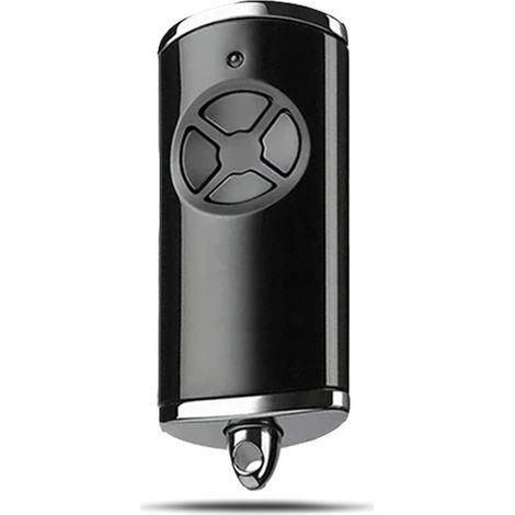 PA Télécommande de porte de garage 868,3 BS MHz compatible avec bs HSM4 HSE2 HS1 HS4 HSZ1 HSZ2, émetteur manuel (noir, 4 boutons, 1 pièce) (1/5)