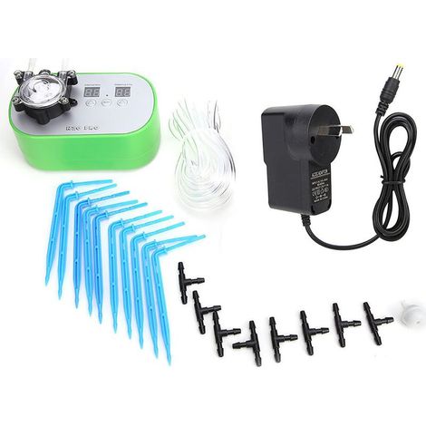 Système d'Arrosage Automatique Intelligent avec Minuterie et Pompe à Goutte, 100-240V Prise EU (1/5)