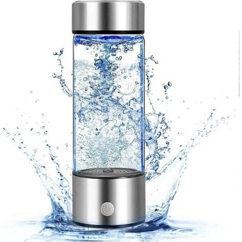 Générateur de Bouteille D' eau D' Hydrogène de 420 Ml, Générateur D' eau Ionique Rechargeable (1/4)