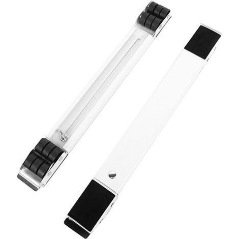 AIDUCHO Réglable Machine À Laver Stand Stable Réfrigérateur Support De Base Avec 24 Roues Pour Un Déplacement Facile - Blanc (1/5)