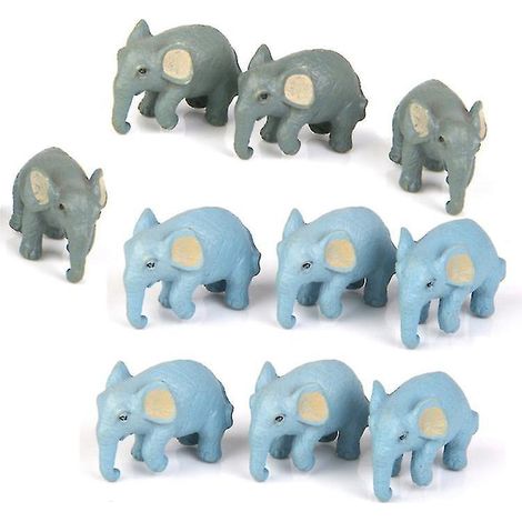 10 éléphants miniatures (1/3)