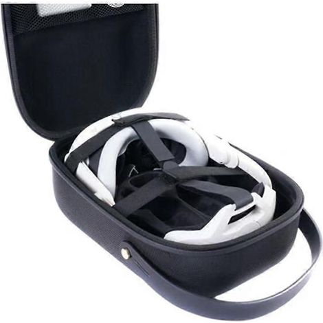 Sacoche de rangement portable en EVA pour casque VR Quest 3 (noir) (1/4)