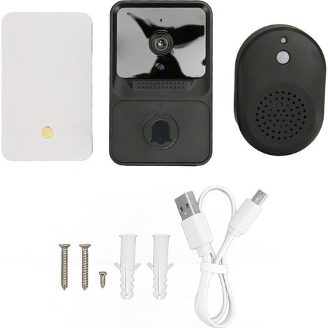 Sonnette vidéo sans fil HD avec vision nocturne pour la surveillance de la maison-AquaForge (1/5)