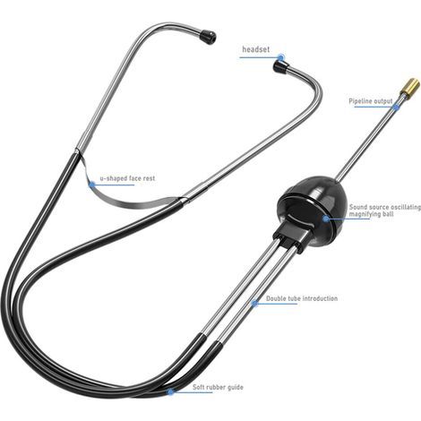 Convient aux stéthoscopes mécaniques multifonctionnels, applicable au diagnostic dans les automobiles, les navires et les aéronefs. (1/3)