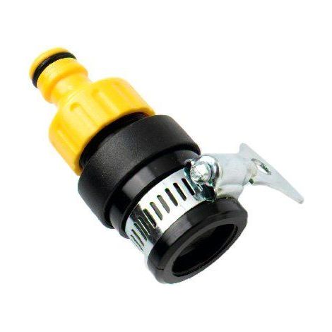 Bulk Hardware BH00316 Raccord pour robinet a enfoncer avec adaptateur de tuyau a emboiter (1/2)