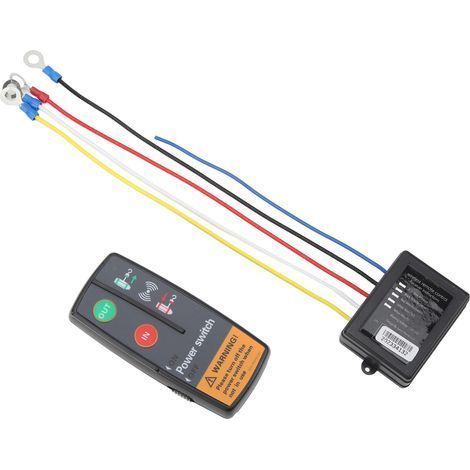 Kabellose Seilwindenfernbedienung, 12V DC/24V DC, 3 in 1, robust, mit integriertem Schalter und Steuerung für LKWs, ATVs und SUVs. (1/5)