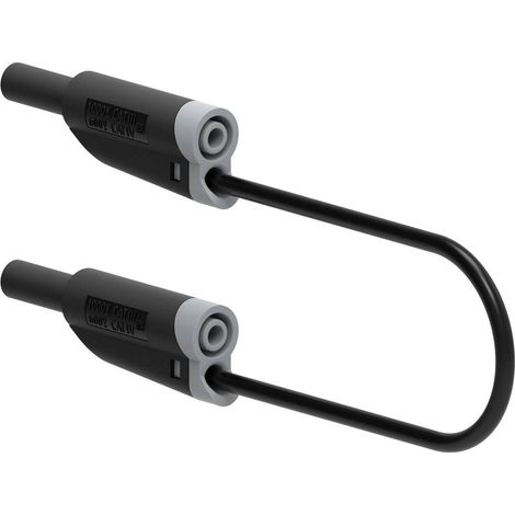 Electro PJP 2710-IEC-CD1-25N Cavo di misura Spina a banana 4 mm Spina a banana 4 mm 25 cm Nero 1 pz. (1/2)