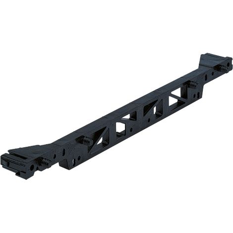 Fixation de façade - Décor : Noir - HETTICH
