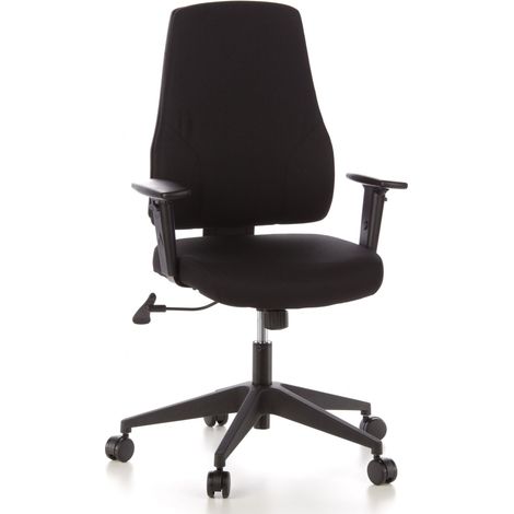 Bürostuhl / Drehstuhl PRO-TEC 100 Stoff schwarz Schreibtischstuhl hjh OFFICE