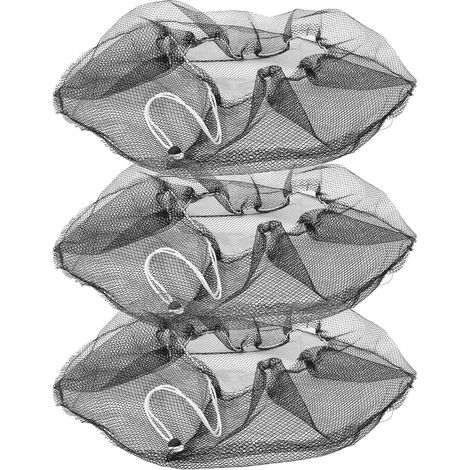Filet de Sécurité Anti-pincement Simple Design pour Ventilateur en Polyester Noir, Couvercle de Protection Lot de 3 Pièces pour Camping (1/5)