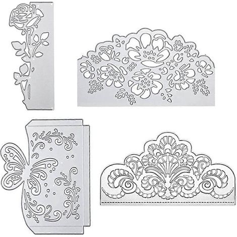 Metallpräge-Stanzform DIY-Spitzeneinladung aus Kohlenstoffstahl