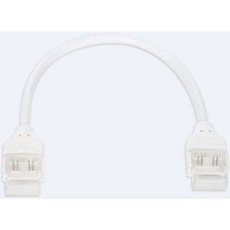 Conector Hipopótamo doble con cable para Tira LED RGB 12/24/220V SMD Silicone FLEX Ancho 12 mm 12 mm (1/2)