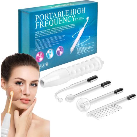 Darsonval Högfrekvent Hud- och Hårbottenvårdsmaskin 4 Electroder 10 W Anti-rynk (1/5)
