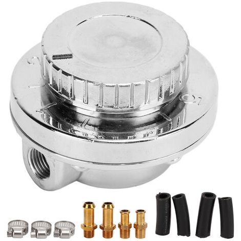 RHG Kit de régulateur de pression de carburant Régulateur de pression de carburant universel réglable pour moteur à carburateur (1/5)