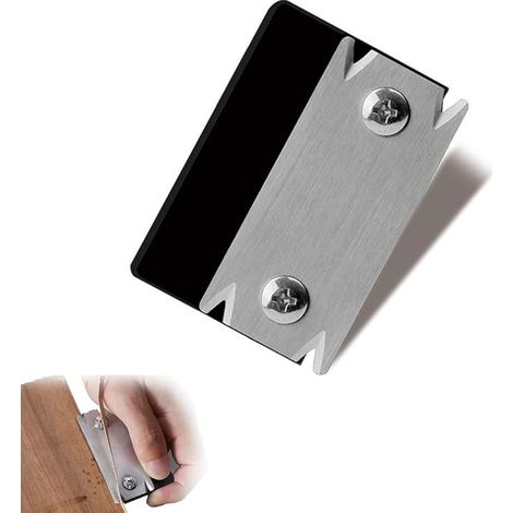 Canteadora para madera, canteadora manual con 1 cuchilla de repuesto. Mini cepilladora manual para madera, cepilladora angular para madera, PVC y ABS. (1/5)