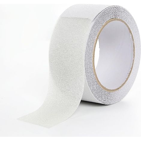 Ruban antidérapant, 2 x 10 m, bandes antidérapantes, transparent, ruban de sécurité antidérapant, antidérapant, pour escaliers extérieurs, marches (transparent, 2 x 10 m) (1/5)