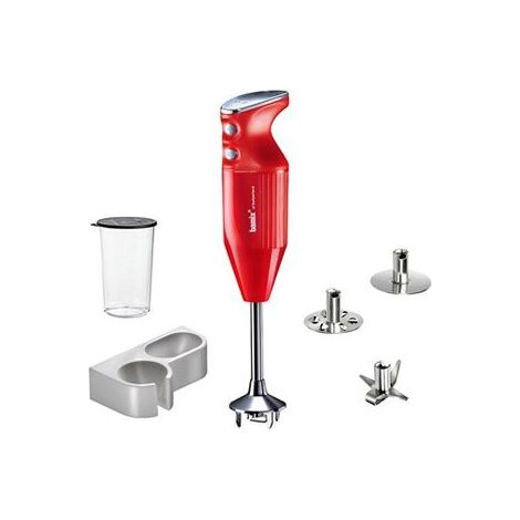 Stabmixer - BAMIX - M200 Mono - 200 W - Rot - Zubehör inklusive (1/4)