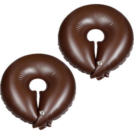 2 braune PVC-Ringregner (60 cm) für Bäume und Setzlinge, langsame Bewässerung, 20 Gallonen durch Tiefenwurzelinfiltration (1/5)