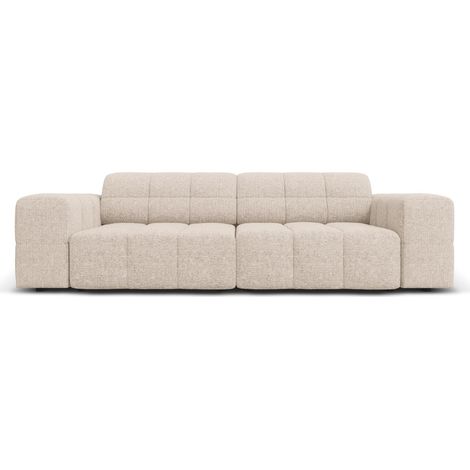 Canapé 3 places en chenille beige (1/5)