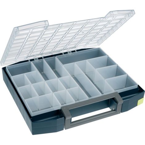 raaco  maleta  de  surtido  boxxser  B  465  x  P  401  x  H  78  mm  18  compartimentos  -  134972