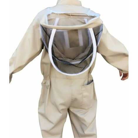 Professioneller Imkeranzug XL inklusive Imkerbekleidung mit freistehendem Schleier und langen Handschuhen. (1/5)