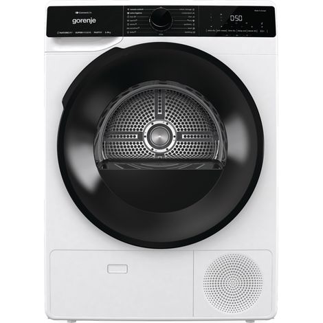 Gorenje dpna92wifi asciugatrice a libero posizionamento a carico frontale 9 kg a++ nero, bianco (1/5)
